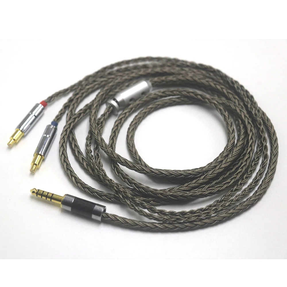 Haldane 총 색상 16 코어, 테크니카 ATH-WP900 MSR7B AP2000 ES770H SR9 ADX5000 XLR/2.5/4.4mm 밸런스 헤드폰 업그레이드 케이블