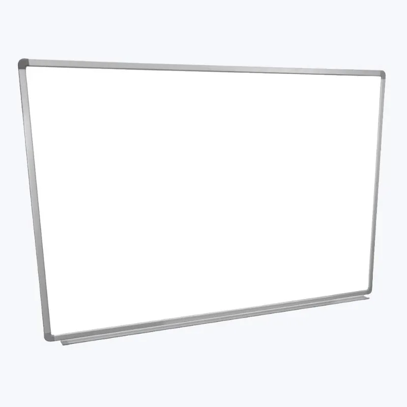 

School Classroom Presentation Wall-Mounted Magnetic Dry Erase Whiteboard with Aluminum Frame and 2.5" Marker Tray, 48" W x