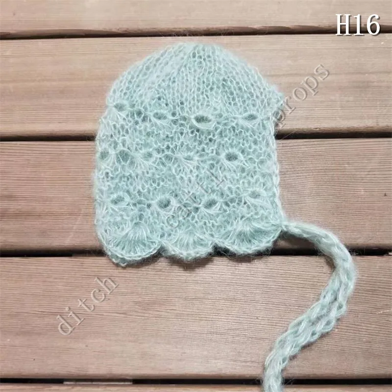 Newborn Photography Props Handmade Crocheted Mohair Hat, Baby Photo Clothing