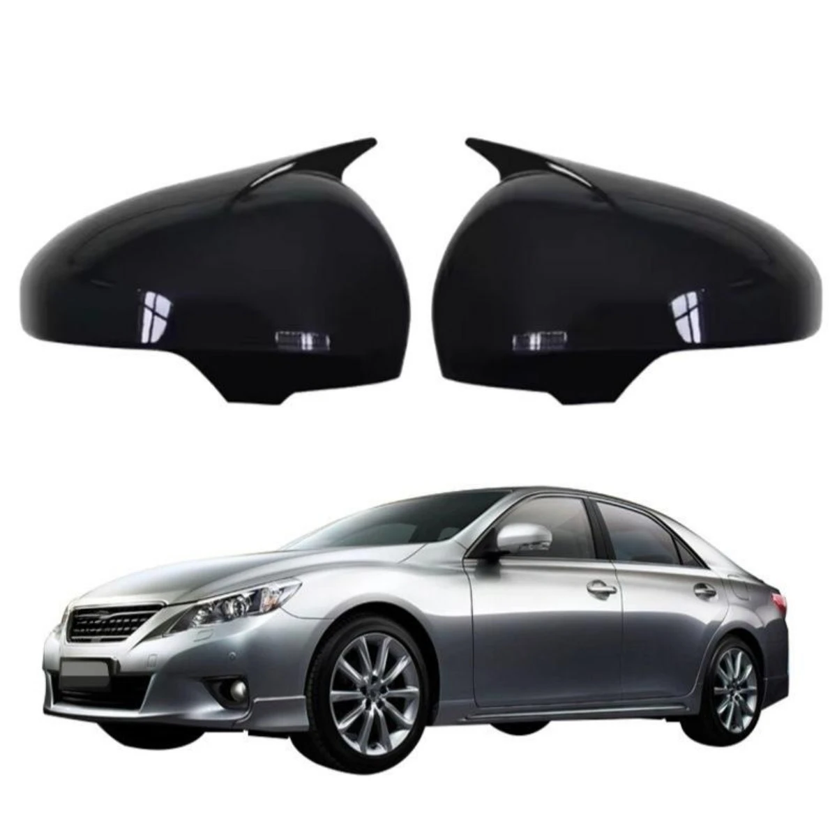

For Toyota Reiz 2010-2017 Car Rearview Protect Side Mirror Cover Body Kit Rearview Mirror Cover Trim Car Accessories