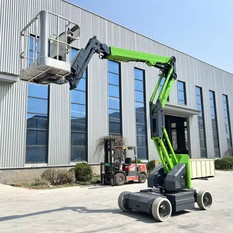Aerial Lifts 360 Spin 10m 200kg Electric Boom Lift Platform Table Electric Diesel Hydraulic Cherry Picker Spider Boom Lift Genie - Image 5