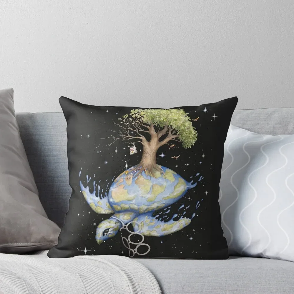 Endangered - Global Warming and Climate Change Throw Pillow Cushions Home Decor Anime pillow