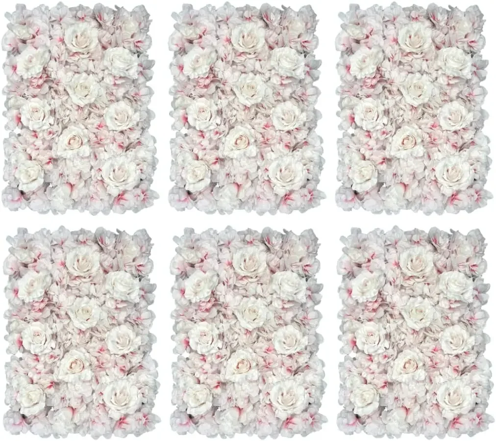 Flower Panels for Flower Wall (6 Pack) 24 Inch by 16 Inch Each | Flower Wall, Backdrop, Weddings, Event Decor, and Bridal & Baby