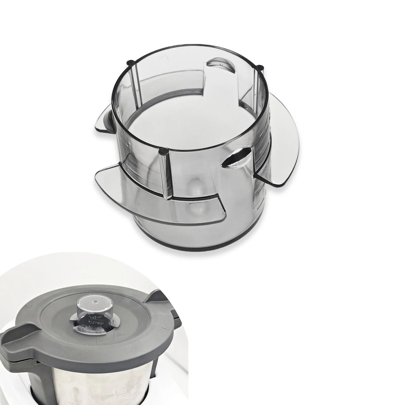 Tapa de taza medidora de 100ML, tapa de sellado dosificadora Compatible con Monsieur Cuisine Connect Smart Edition plus Kitchen