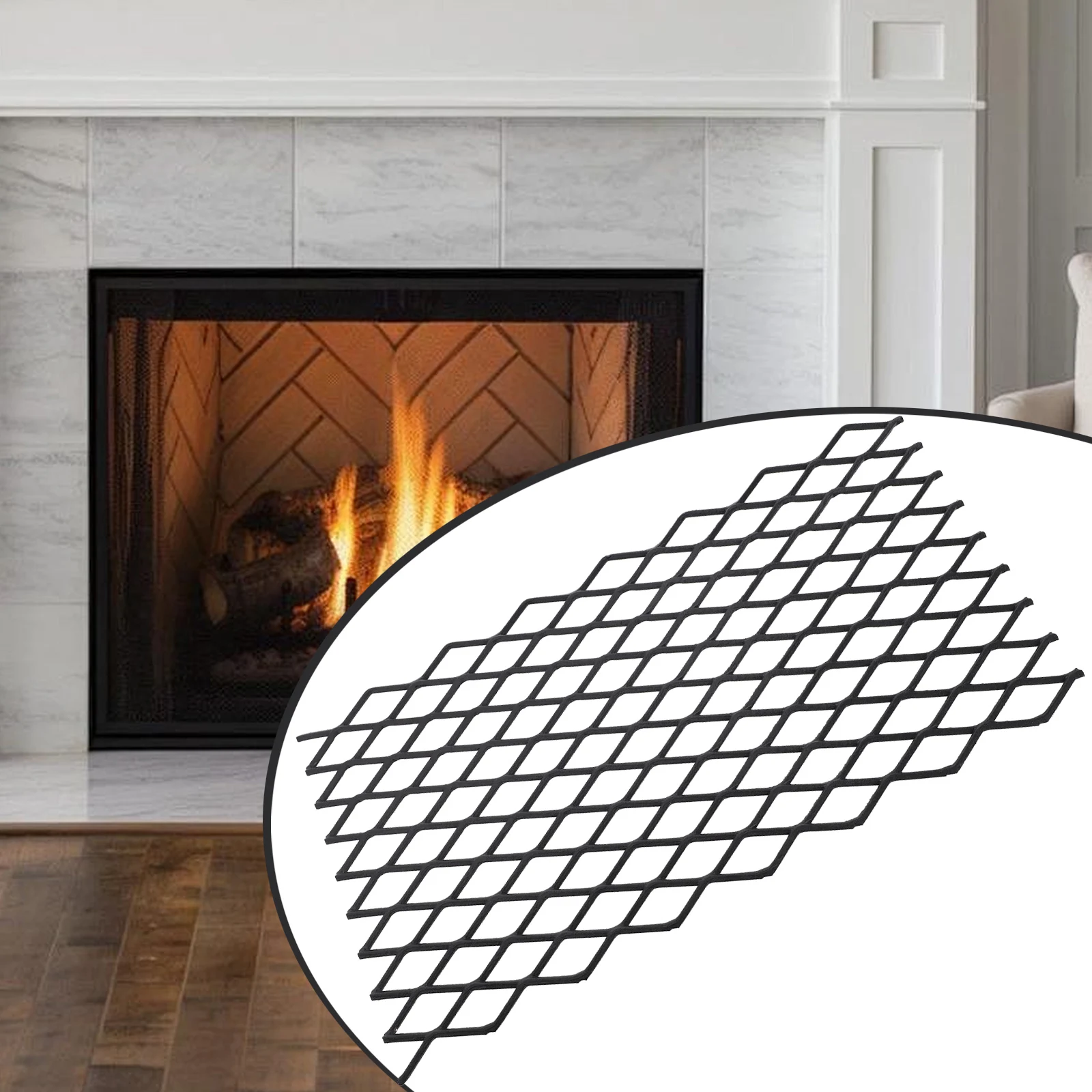 Effective Ember Holder For Fire Safety Fireplace Accessory Long-lasting Flames Fireplace Grate For Indoor Outdoor Use