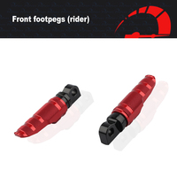 FIT For Dyna Wide Glide FXDWG EFI FXDWGI Dyna LowRider EFI FXDLI FXDL Motorcycle Front Rider Footrests Foot Rest Foot Pegs Pedal