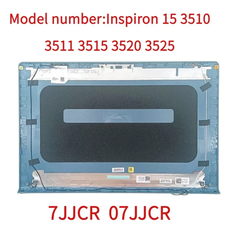 New 07jjcr 7jjcr for Dell Inspiron 15 3510 3511 3515 3520 3525 series laptop LCD top cover LCD back cover light blue a shell