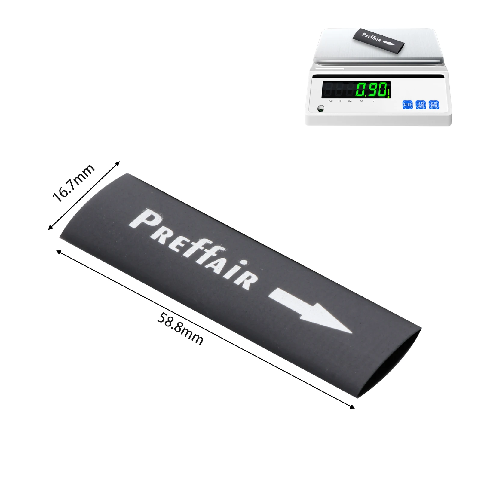 Preffair 8 Buah Set Tabung Penyusut Panas 5-10Mm-Sleeving Terisolasi Profesional untuk Kabel Interkoneksi Audio HiFi DIY