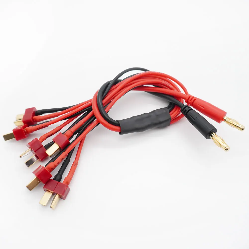 30 سنتيمتر XT30 XT60 XT90 T التوصيل تهمة الرصاص إلى 4.0 مللي متر قابس الموز كابل شحن سلك السيليكون 14AWG ل RC سيارة الطائرة بدون طيار يبو البطارية
