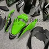 カワサキニンジャ用カスタムフェアリングキット,グリーンとブラックセット,zx10r 08 09 10 ZX-10R 2008 2009 2010 5