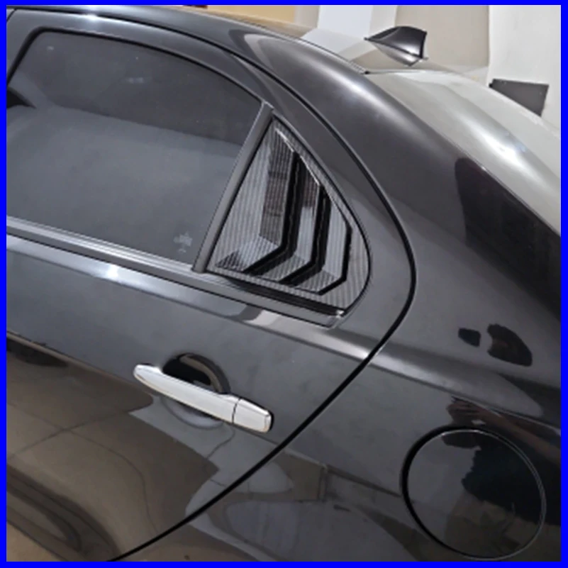 

Car Styling For Mitsubishi Lancer EX X Evo 2008-2018 Rear Window Shutter Louver Vent Trim Cover Auto Accessories