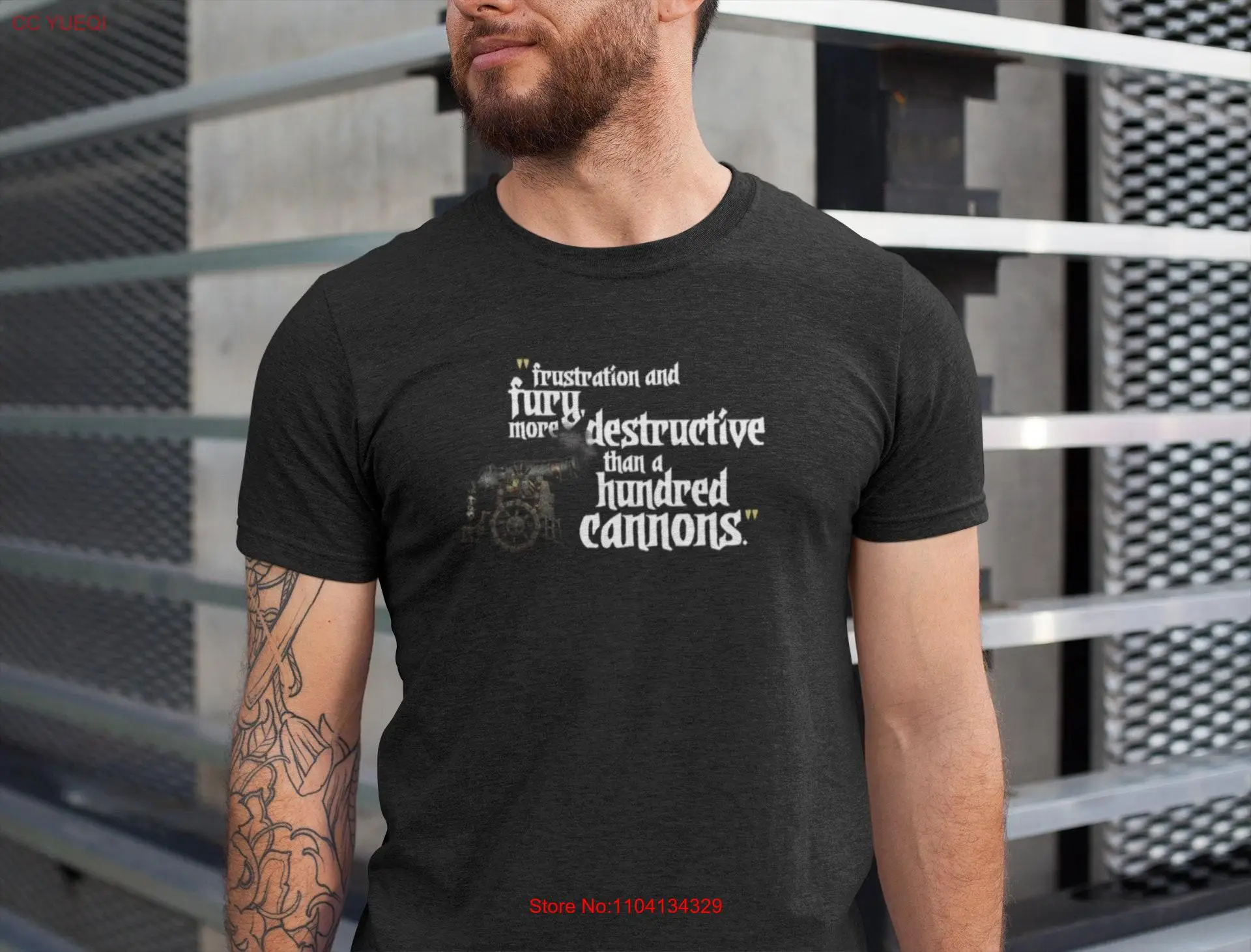 تي شيرت Frustration and Fury مستوحى من Darkest Dungeon بأكمام طويلة أو قصيرة