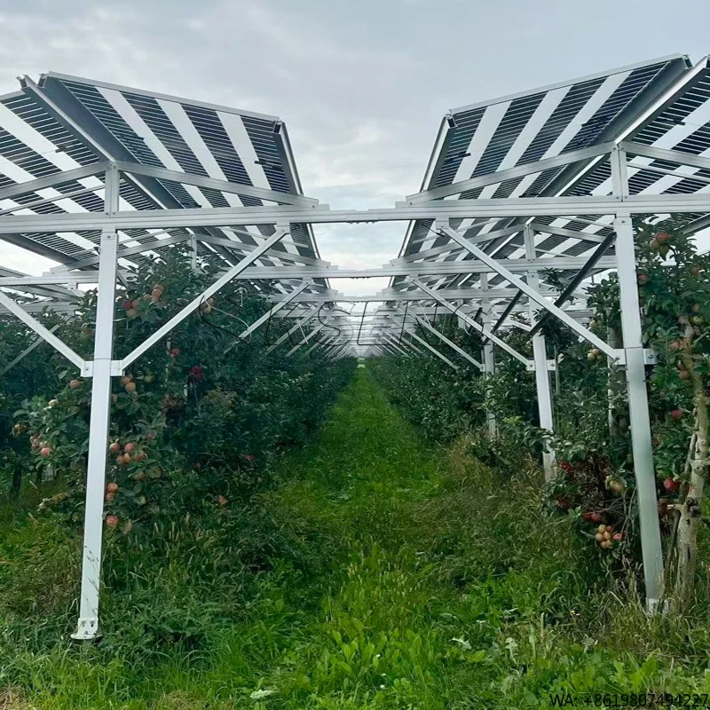 Solar Farm Mounting Structure System Solar Farm Agriculture Bracket Ground Mounting System Solar Panel Support