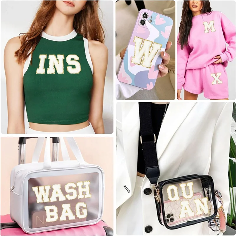 A59E-самоклеящаяся нашивка с буквами, наклейка с надписью для колледжа, одежда, рюкзак, вышивка, аппликация, нашивка с буквами B Easy T