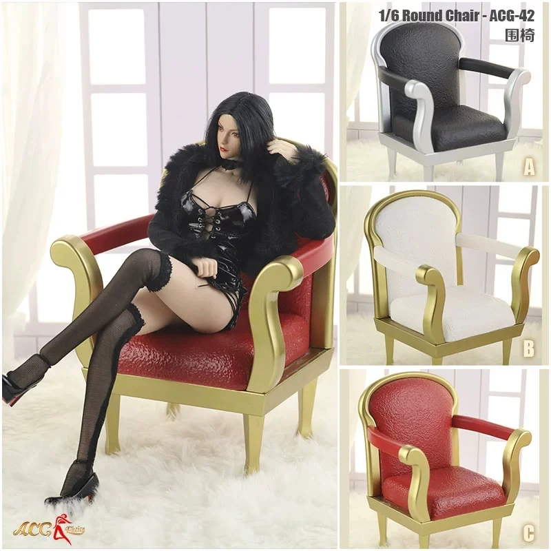 

ACG-42 1/6 Scale Dolls Furniture Accessories Sofa Model Chair Model Fit 12'' Action Figure Body Model