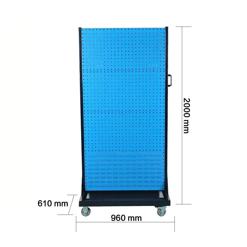 Multi-Function Metal Pegboard Display Stand For Hardware Store Solutions