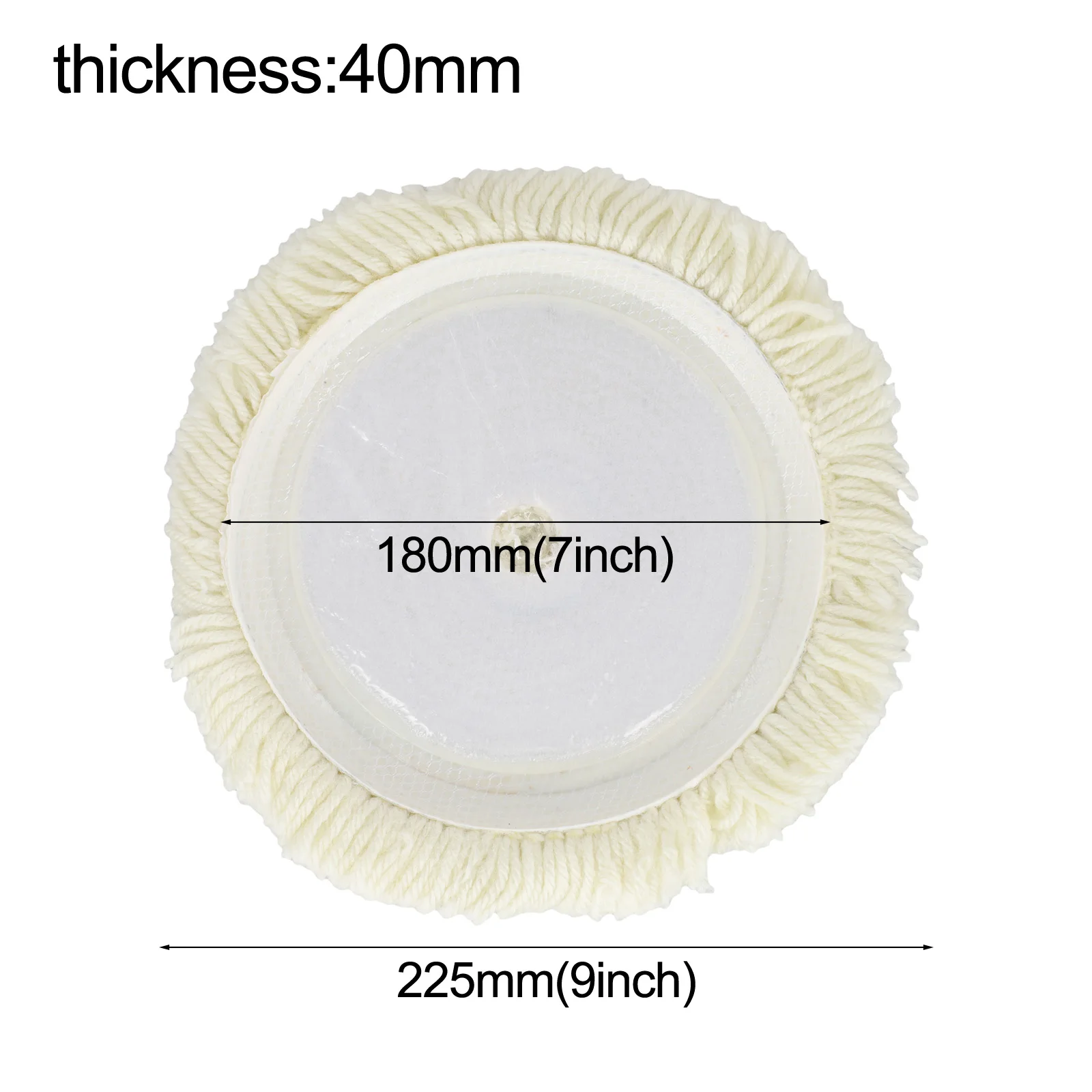 Polishing Machines Polishing Pad Bonnet Pad 225mm Car Furniture Grinding Soft Wool Clean For Pneumatic Grinding