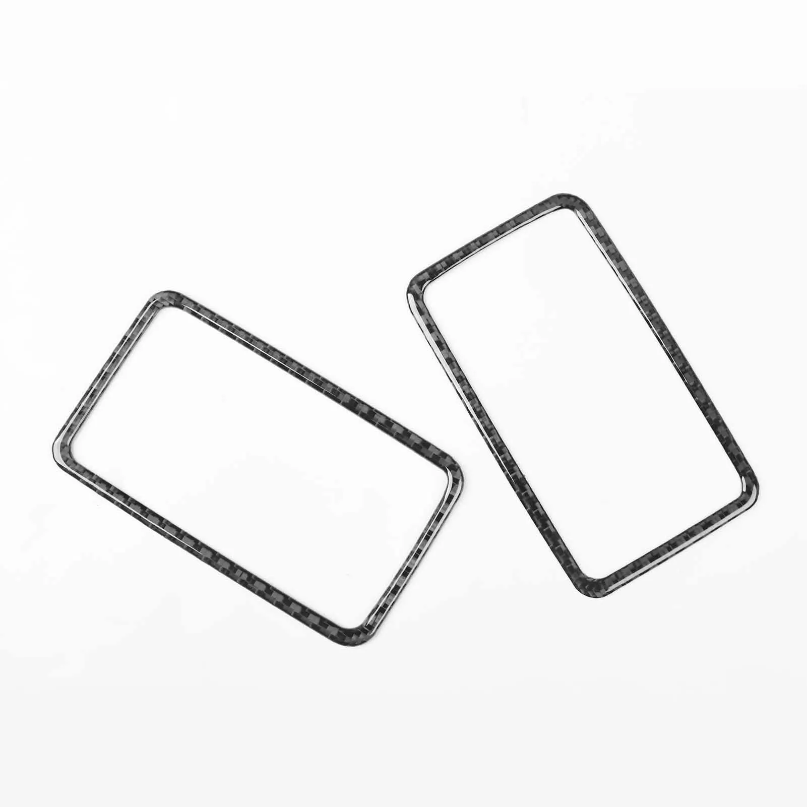 Real Soft Carbon Fiber For Toyota Camry 2024 2025 2026 XV80 Car Interior Accessories Sun Visor Vanity Mirror Frame Cover Sticker