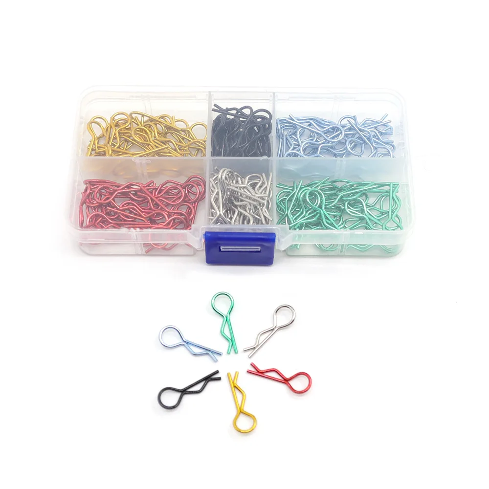 

Универсальный зажим для крепления кузова радиоуправляемых моделей автомобилей масштаба 1/10 и 1/12, цветной, с застежкой R, в коробке