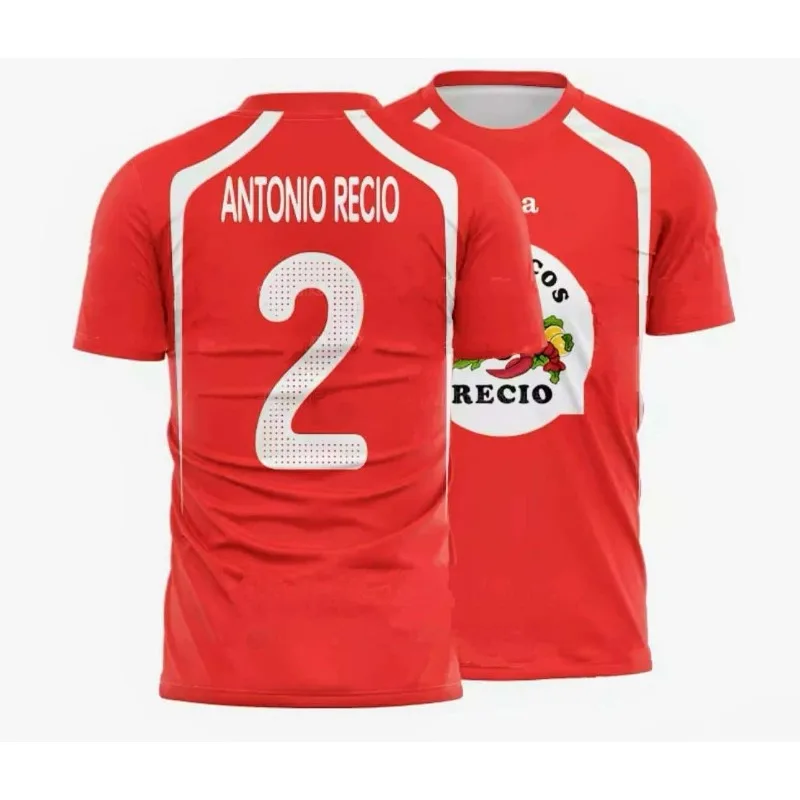 تي شيرت رياضي للرجال، طباعة الروبيان والمأكولات البحرية بأكمام قصيرة، تي شيرت كاجوال فضفاض سريع الجفاف هدية الكريسماس تي شيرت حفلة RECIO