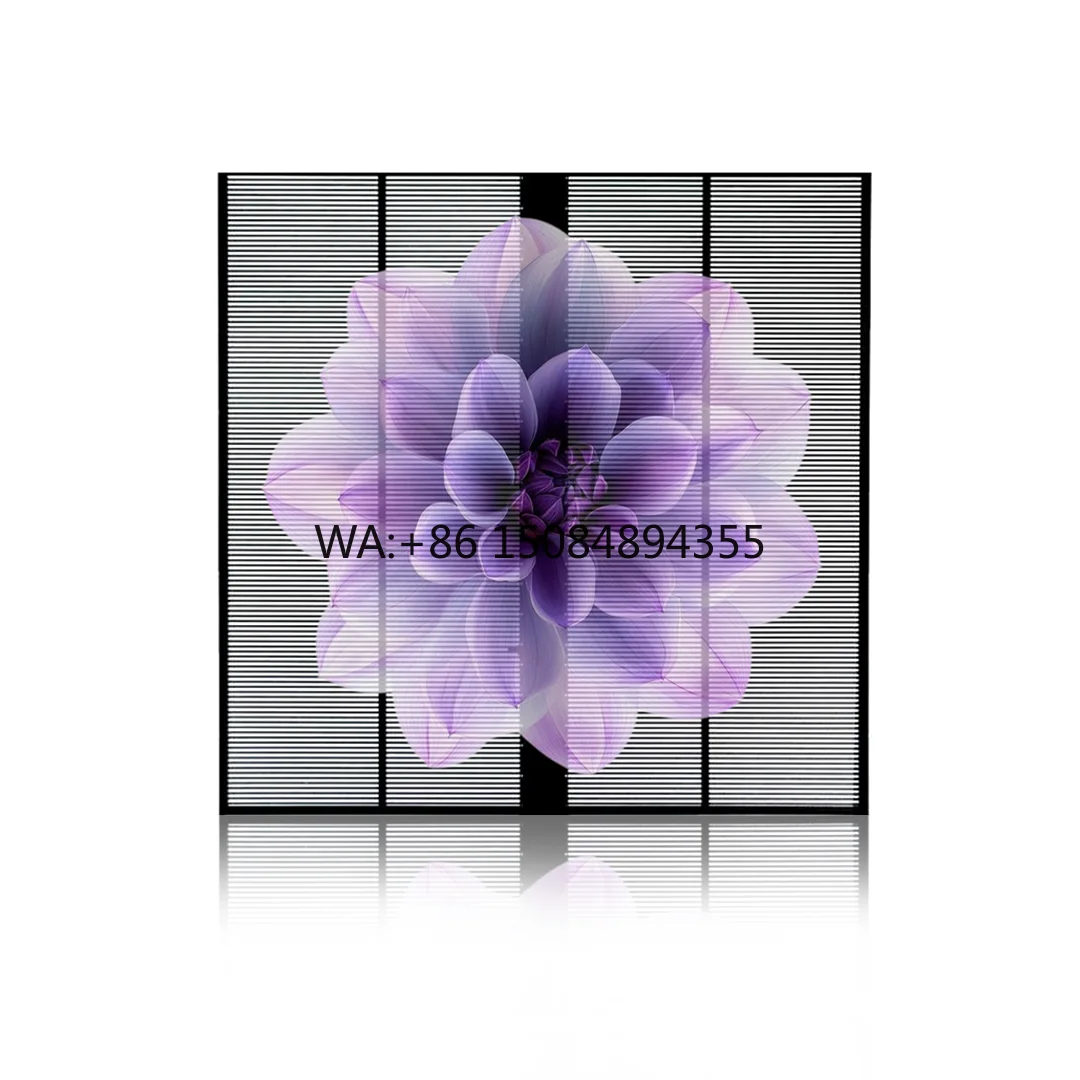 

Transparent Full Color LED Screen 80% Transparency P3.9-7.8 4500cd Brightness-CE Certified Custom Size for Retail Store Windows