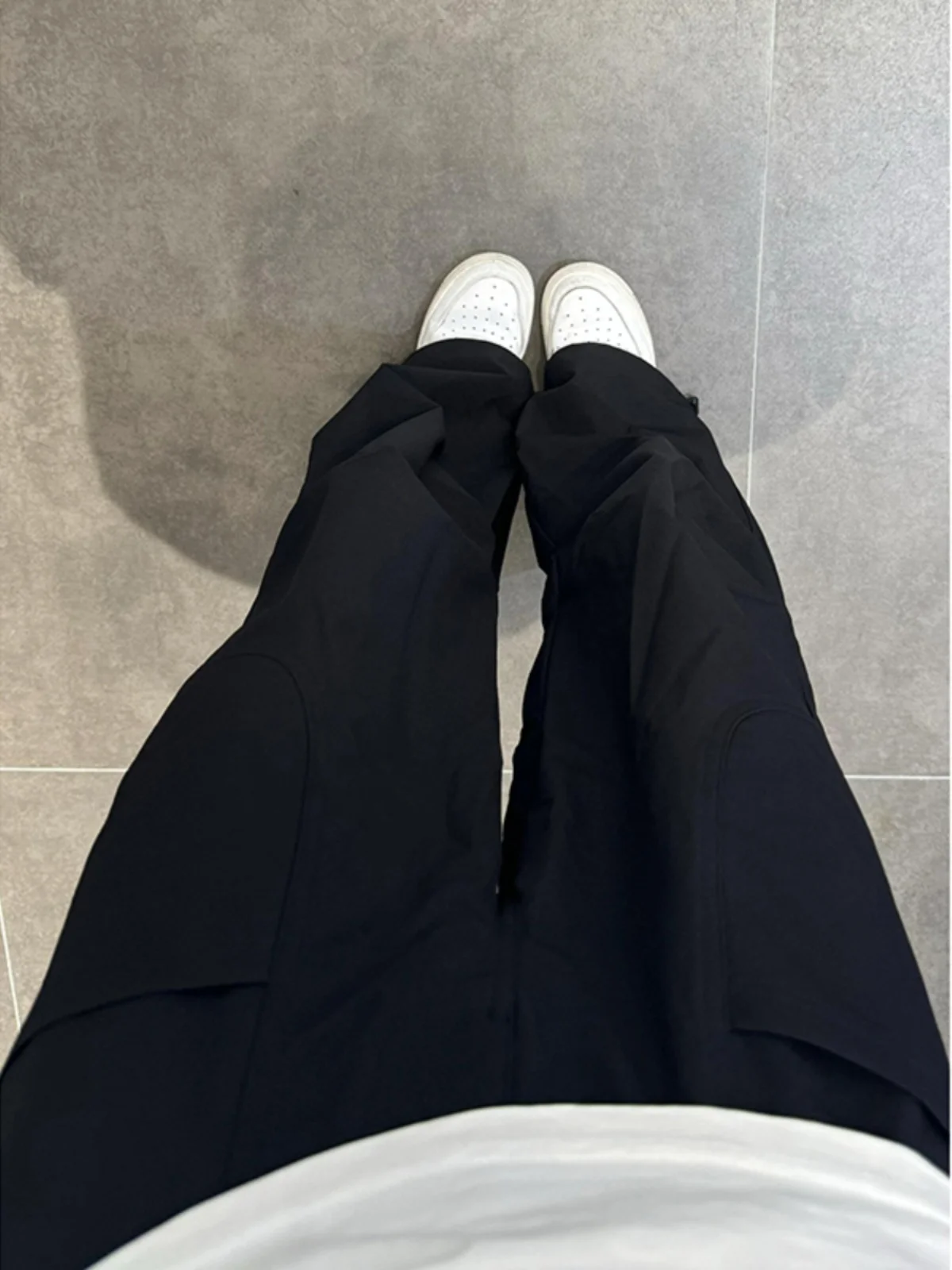 

Bla Ice Silk Pants Men's Summer Thin Drapey Straight Leg Trousers CleanFit Sports Casual Pants Loose Fit mid Waist Long Pants