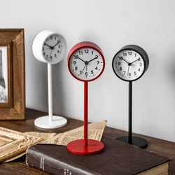 Desk for students with ornaments small seat clock simple minimalist bed Nordic style silent personality creative alarm clock clo