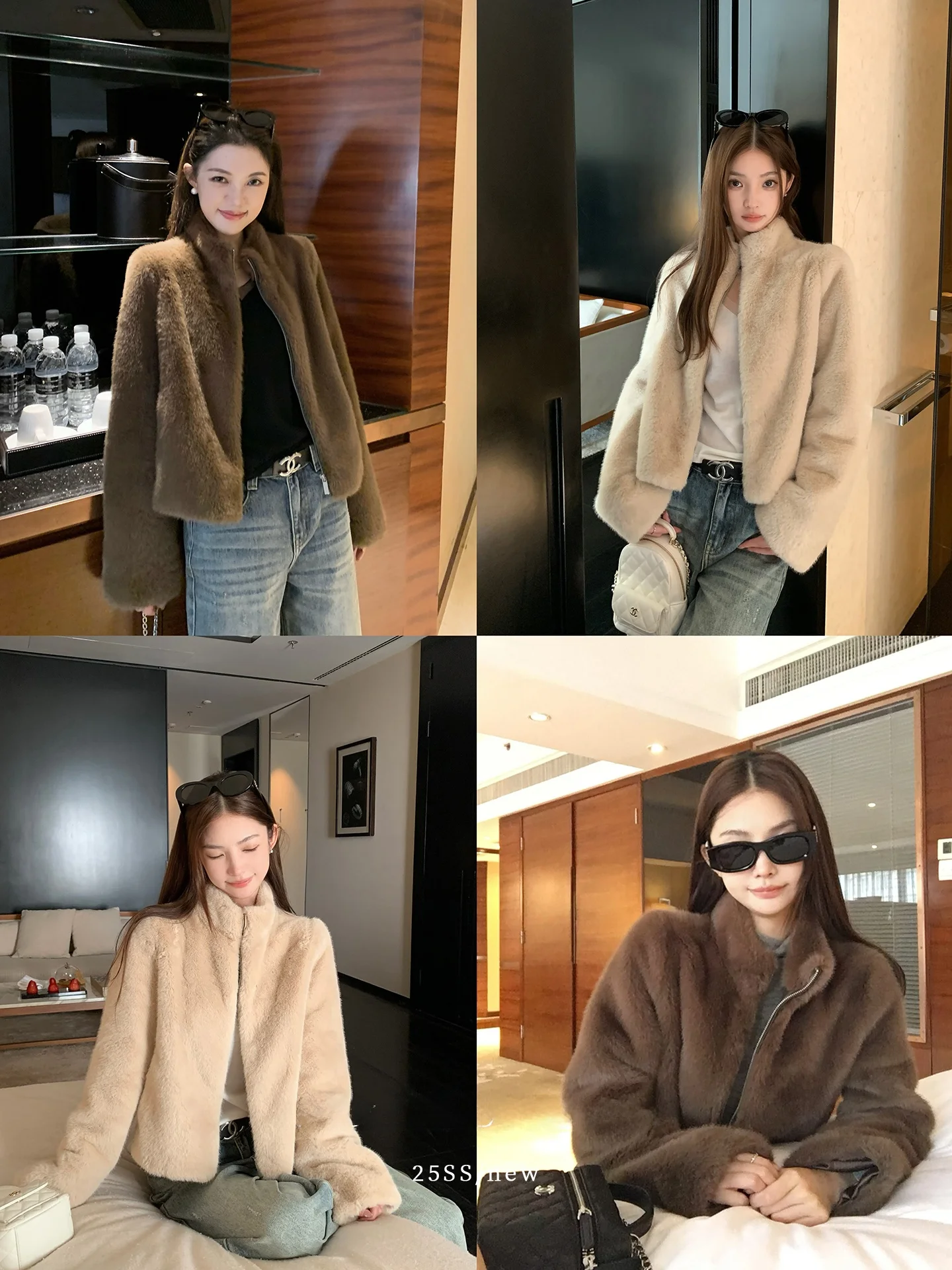 

Новая женская зимняя куртка Bla Bean H Humming с воротником-стойкой, из экологически чистого меха, теплая верхняя одежда, модная