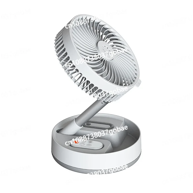 

Portable five-leaf four-speed telescopic table fan Floor-to-ceiling electric fan
