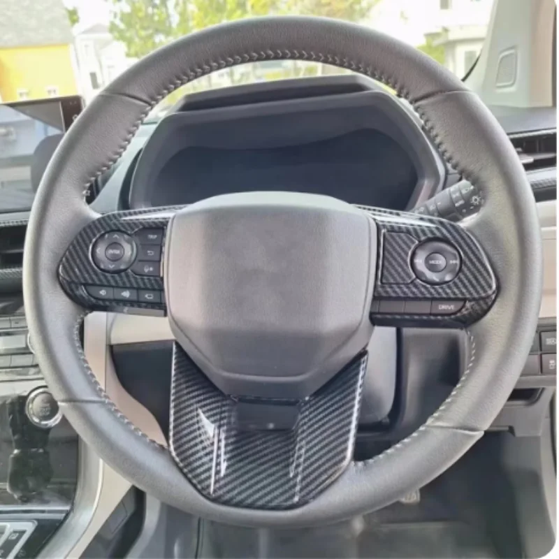 

Steering Wheel Cover Trim Kit for Toyota Yaris Cross 2024 Southeast Asia Version Interior Accessories ,Carbon Fiber