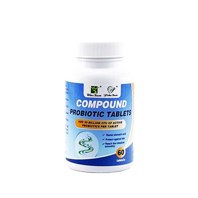 

1 bottle of compound probiotic tablets to enhance body immunity promote digestion and health food