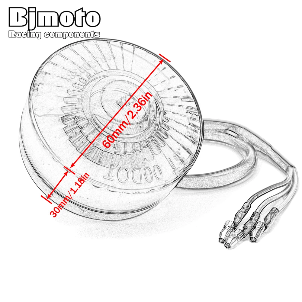 Рисунок 3 - Светодиодный задний фонарь для мотоцикла ATV UTV