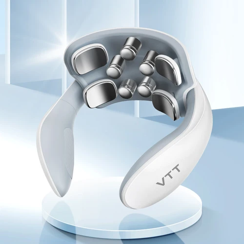 Imagen 1 del producto Masajeador de cuello y espalda UKL Pulse, inalámbrico, inteligente, para hombros y cuello, con calor, alivia el dolor muscular, masaje de impacto, cuidado de la salud.