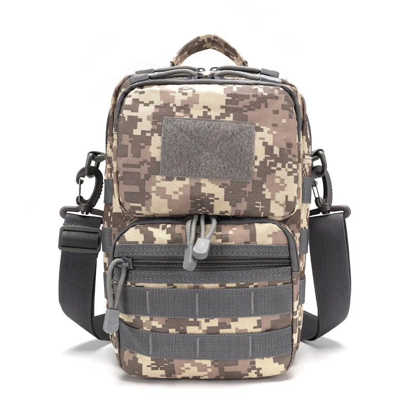 

Single-shoulder crossbody camouflage tactical bag, multi-functional large-capacity chest bag, single-shoulder bag