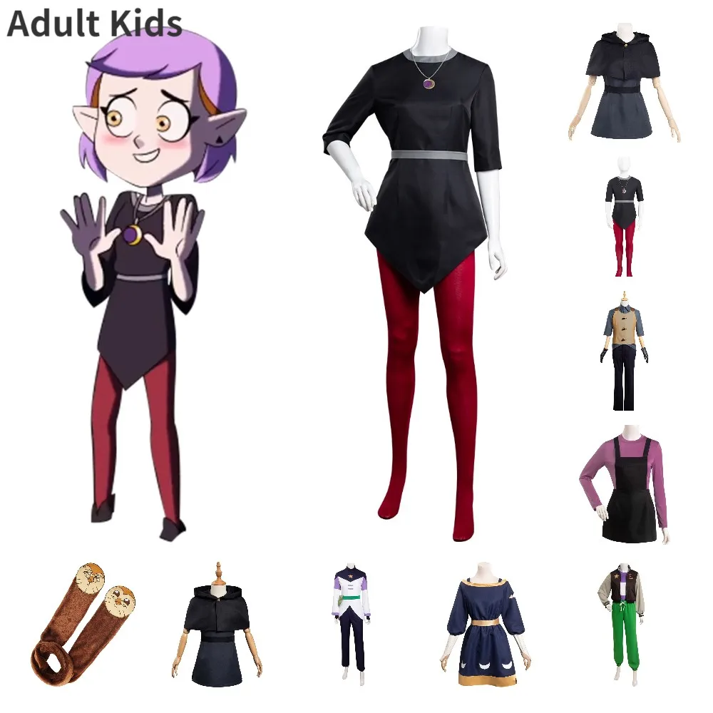 Kids Adult The Owl Cos House Hunter Luz Noceda Amity Cosplay Costume Dress Women Men Halloween Carnival Roleplaying Costumes New
