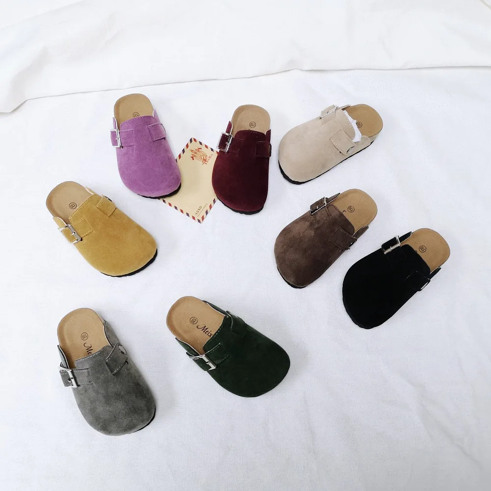 Corde KNN-Chaussures en liège pour bébé, souliers pour enfant, nouveau style, MiniInTheBox, avec ceinture, pour la maison, pantoufles de loisirs,
