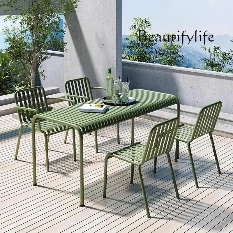 X36 Balcony Villa Courtyard Tea Chat Combination Explosion Household