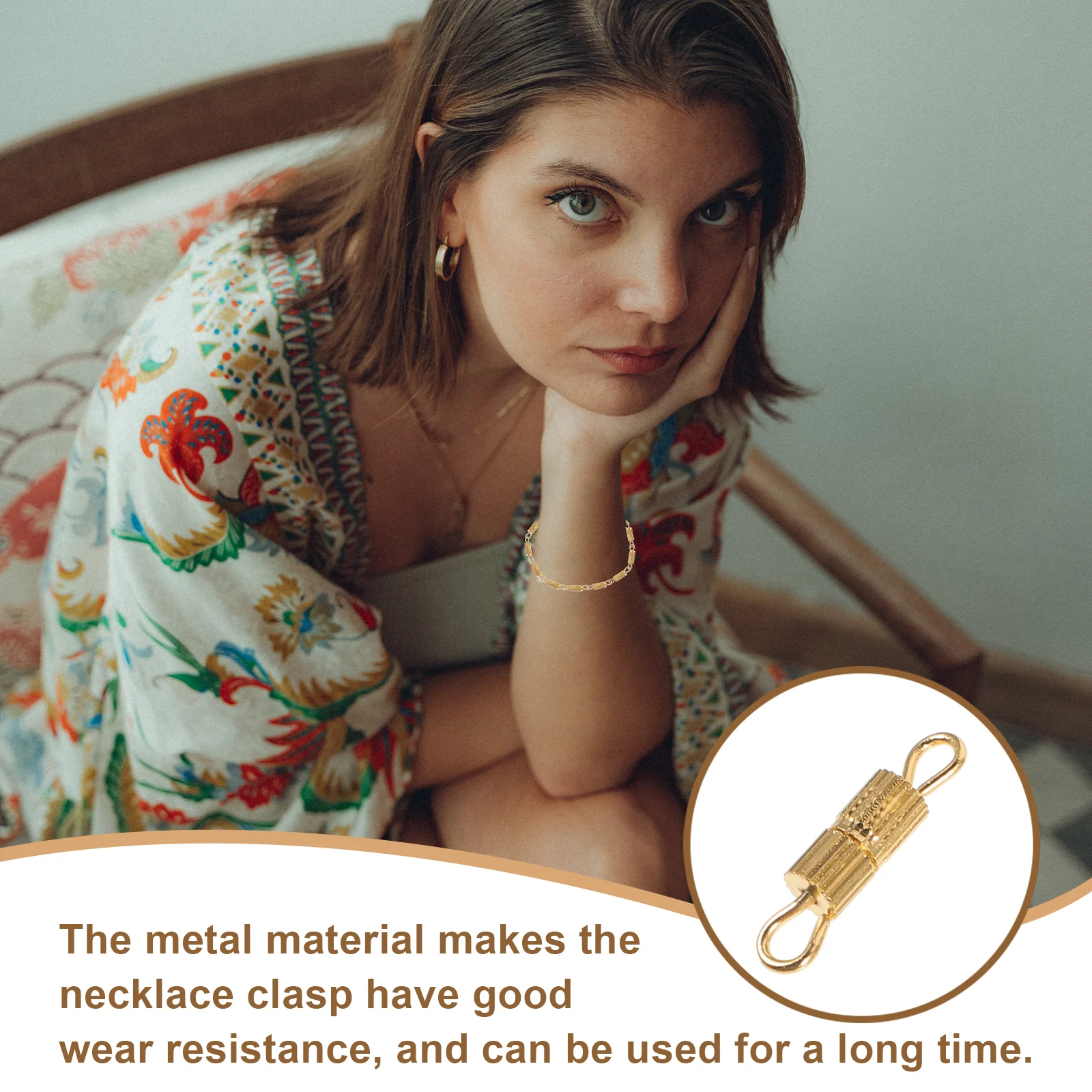 

20pcs Diy Bracelet Clasp Necklace Connector Clasp Jewelry Fastener Hook Sturdy Metal Buckle For Bracelets Necklaces Diy Jewelry