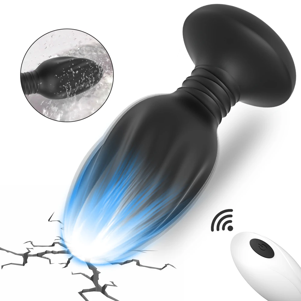 Мужская простата массажный аппарат в форме пениса вибрационный петушок Анальная пробка стимулятор для задержки эякуляции кольцо секс-игрушки для мужчин для пар