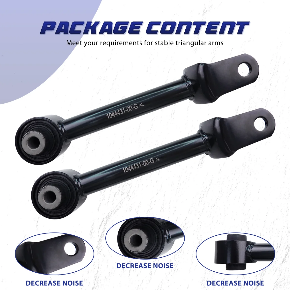 AzbuStag suspensi kiri kanan, 8 buah lengan kontrol bawah belakang untuk Tesla Model 3 5YJ3 Y 5YJY 2017 2018 2019 2020 2021