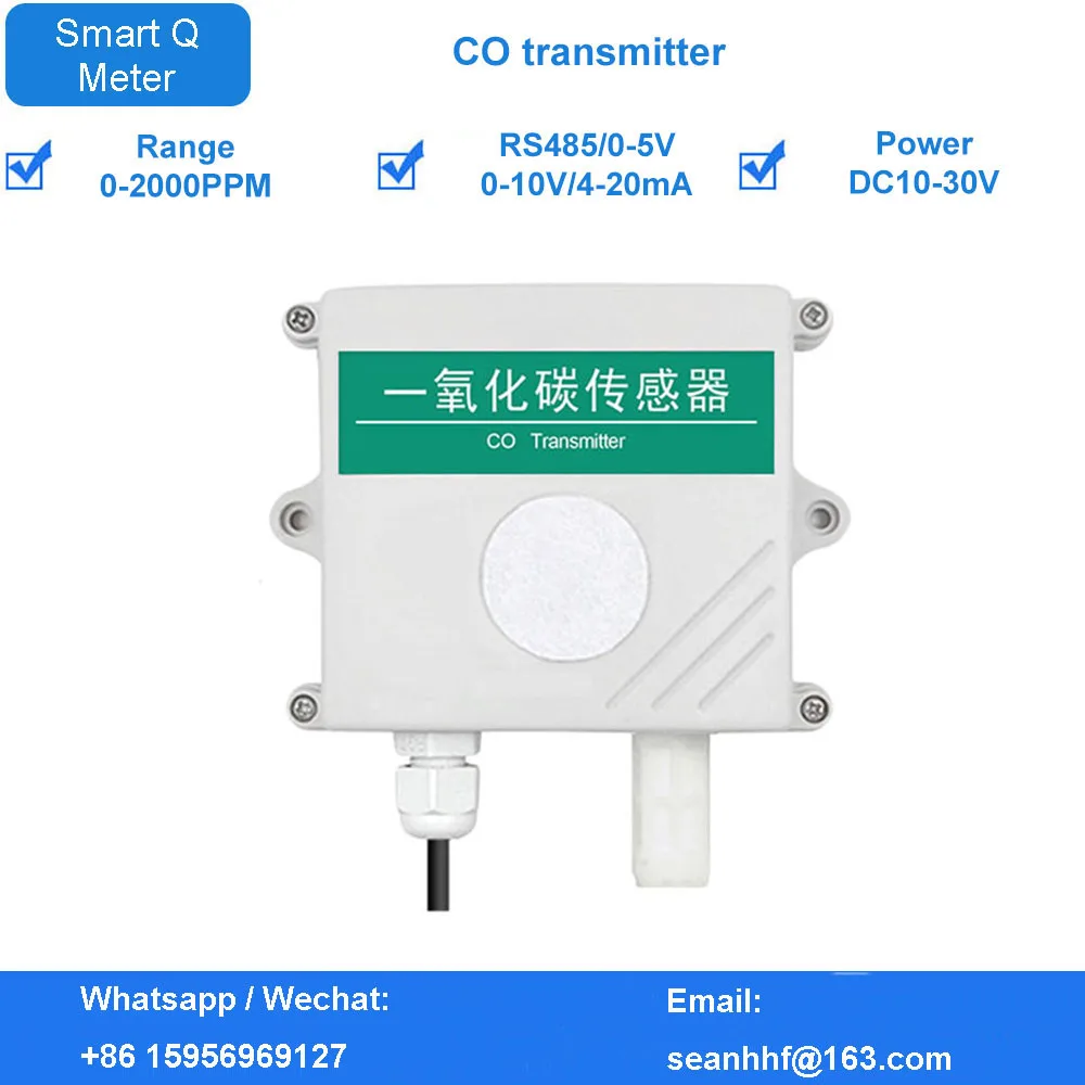 

Carbon monoxide sensor laboratory high precision toxic and harmful alarm transmitter CO concentration gas detector