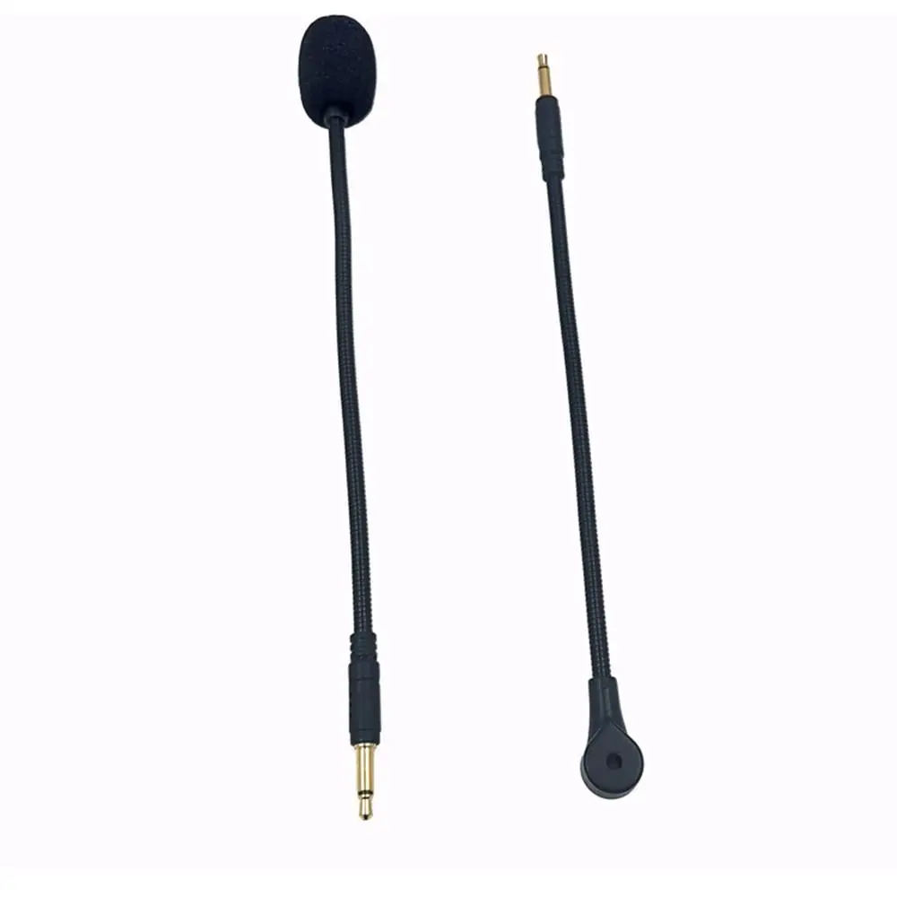 Portable Replacement Headphones Mic Game Straight Plug HD Voice Mic Detachable Mini Mono Headset Microphone Earphones