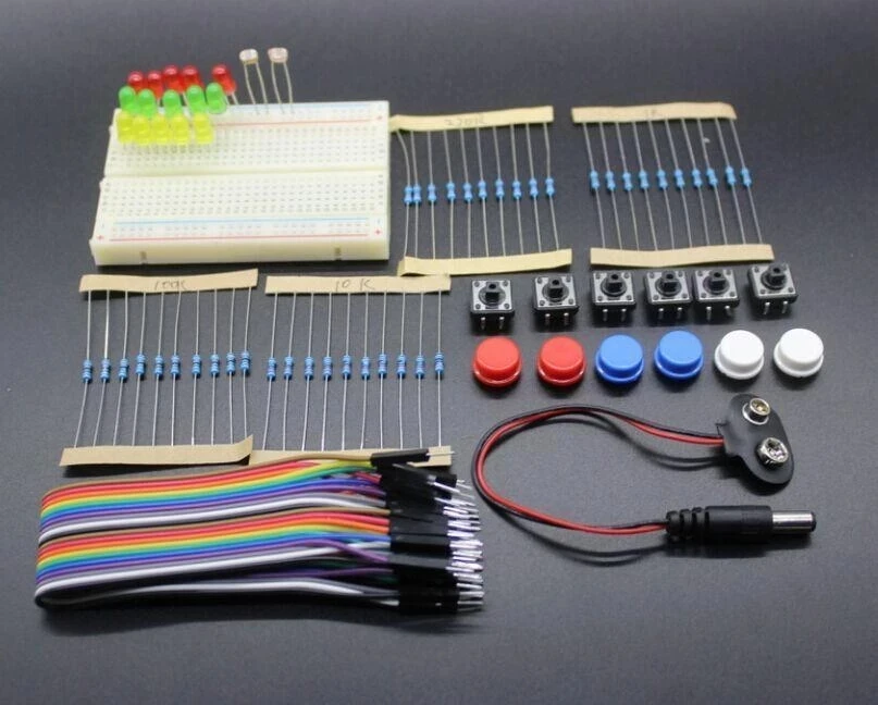 

Smart Electronics Starter Kit For Arduino Uno R3 Mini Breadboard LED Jumper Wire Button