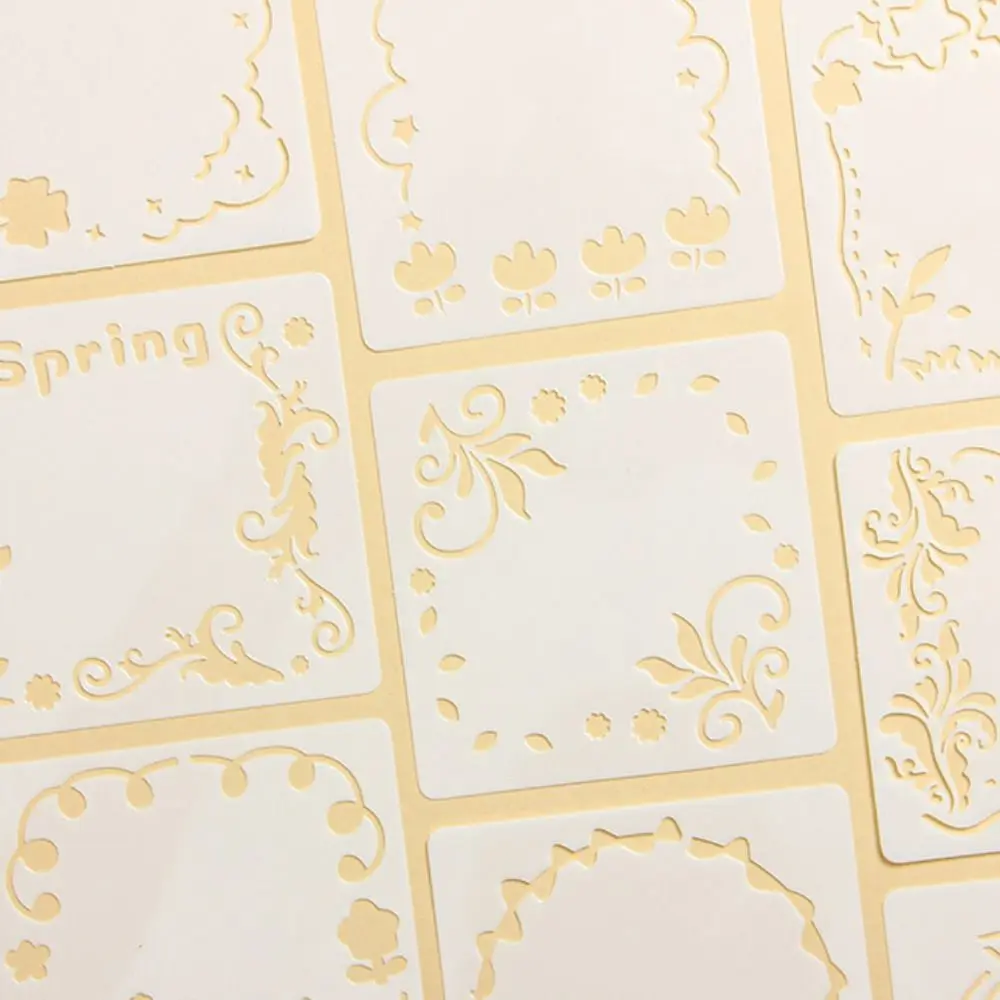 Copying Stencils Hollowed Drawing Templates for DIY Craft