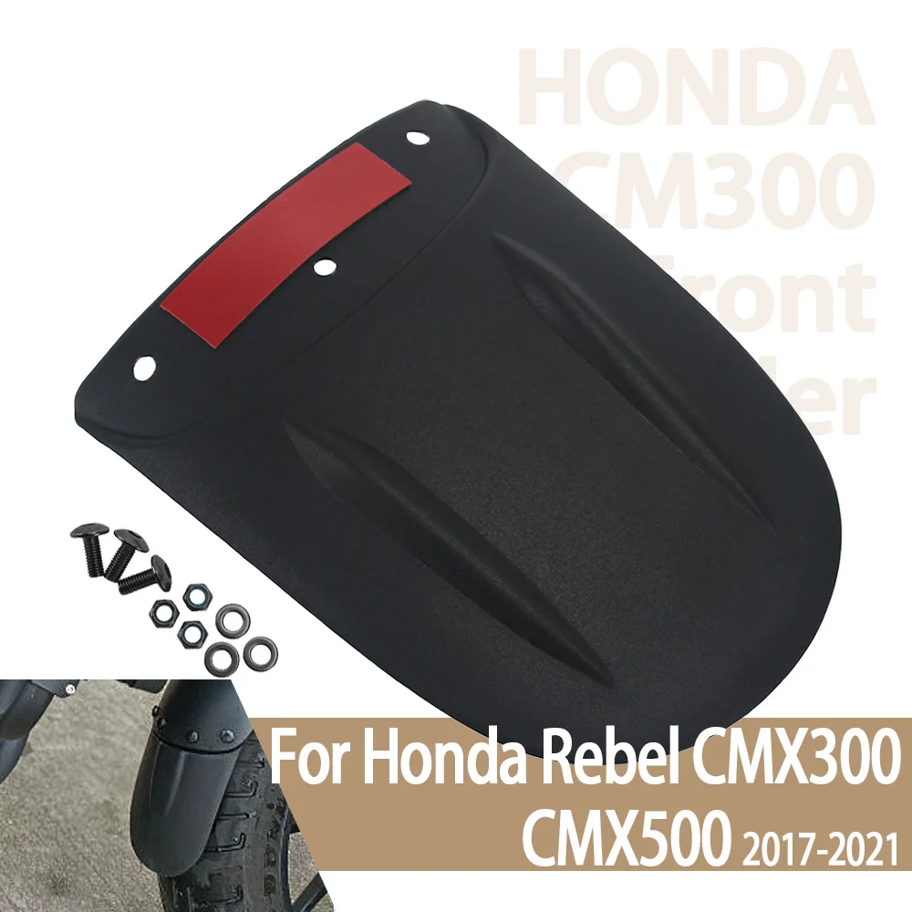 

Motorcycle Front Mudguard Fender For Honda Rebel CMX500 CMX300 CM500 CM300 2017 2018 2019 2020 Extender Extension Kit