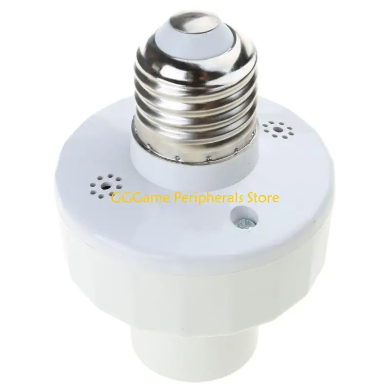 U55B E27 Screw In Motion Activated Light Holder Motion Sensors Light Socket with Delay Timers for Home Illuminations Lighting