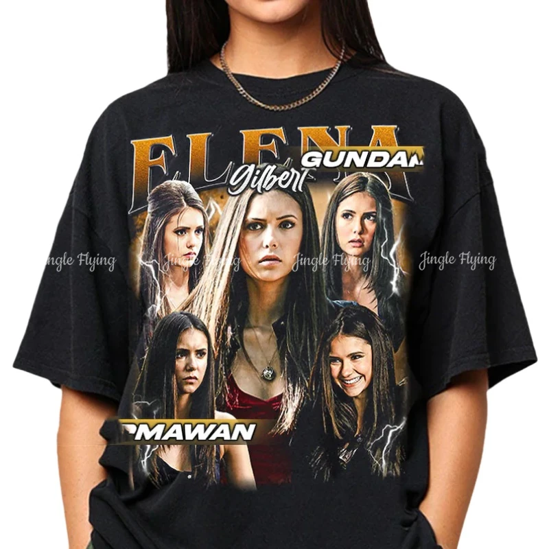 Limited Elena Gilbert Vintage Tshirt Gift For Woman And Man Premium Unisex T-shirt