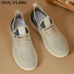 Kaymaz erkek Sneakers moda esnek tenis dantel-up hafif erkek koşu ayakkabıları açık nefes erkek spor ayakkabıları