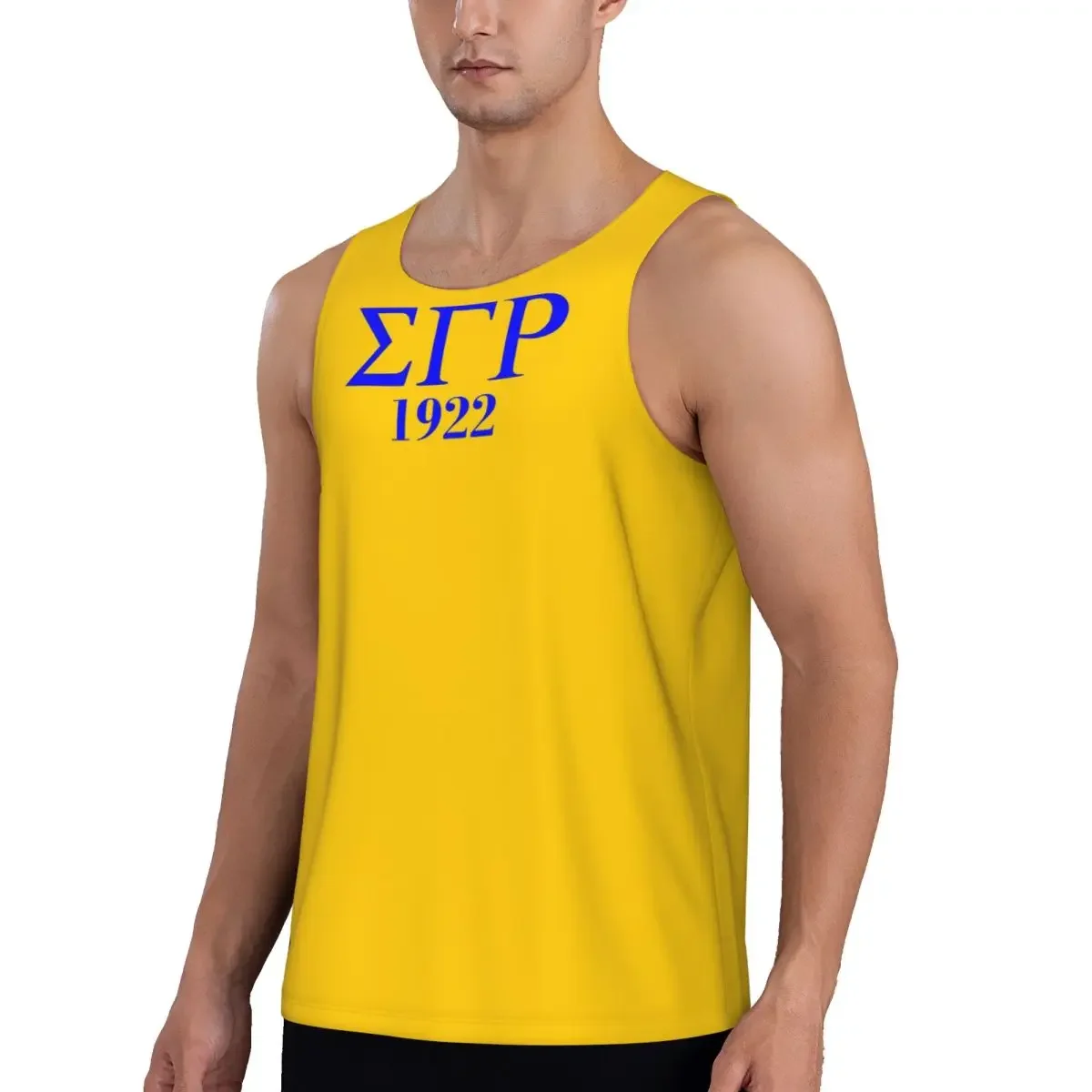 Quick Dry Sigma Gamma Rho 1922 Gym Tank Muscle Sleeveless Shirt Bodybuilding Breathable Vest