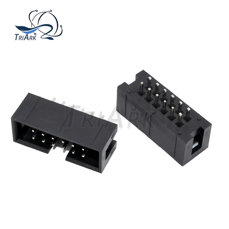 10PCS DC3 2.54mm Pitch Through Hole 6P 8P 10P 14P 18P 20P 24P 30P 40P 50P PIN PCB CONNECTOR DOUBLE ROW JTAG Socket Box Header